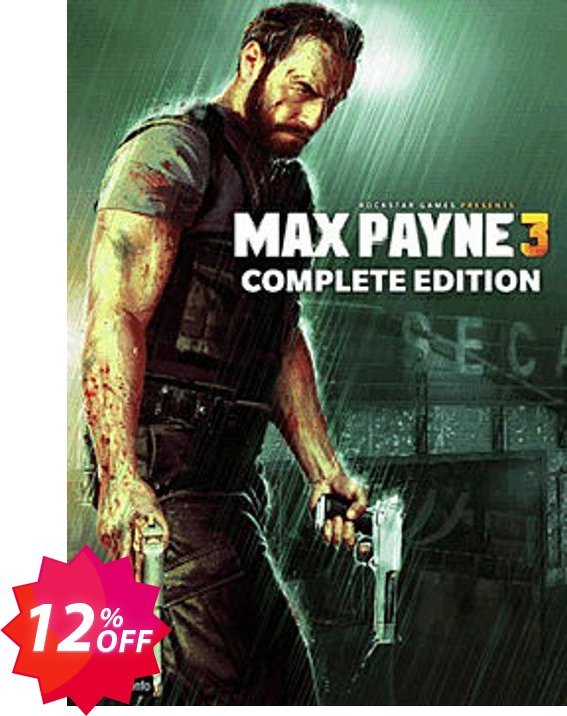 Max Payne 3 Complete Edition PC Coupon code 12% discount 