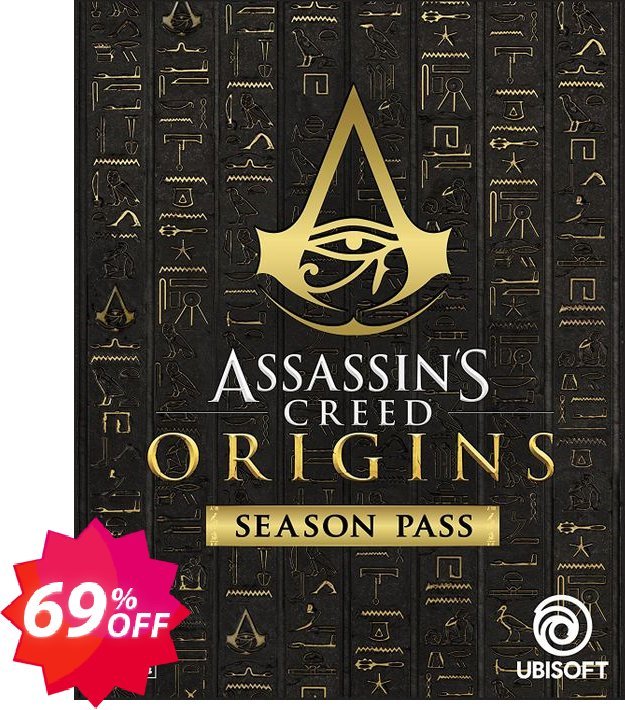 Assassins Creed Origins Season Pass PC Coupon code 69% discount 