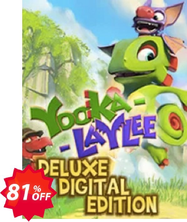 Yooka-Laylee Digital Deluxe Edition PC Coupon code 81% discount 