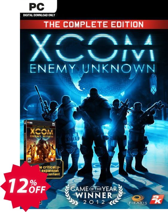 XCOM Enemy Unknown Complete Edition PC, EU  Coupon code 12% discount 