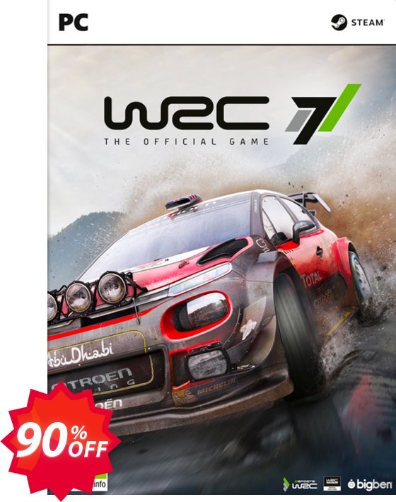 WRC 7 World Rally Championship PC Coupon code 90% discount 