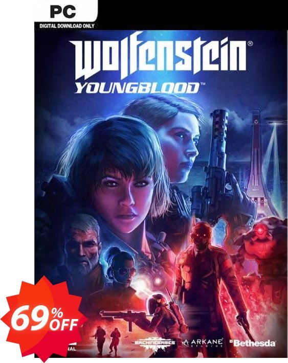 Wolfenstein: Youngblood PC, EMEA  Coupon code 69% discount 