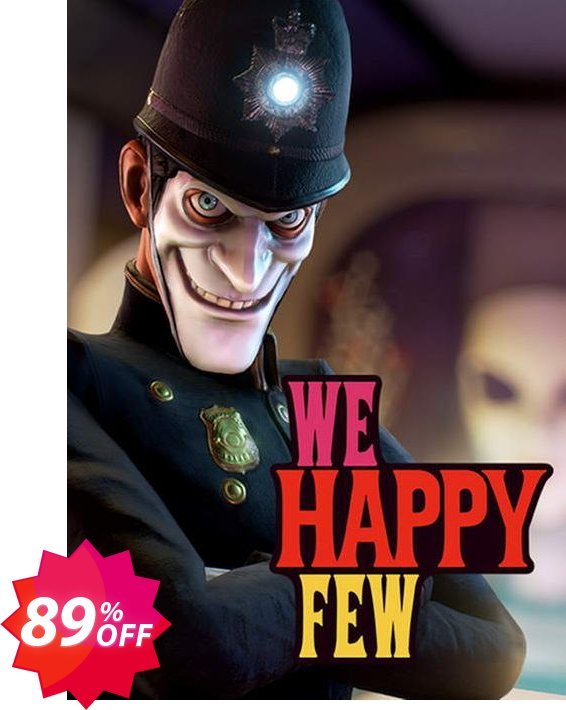 We Happy Few PC Coupon code 89% discount 