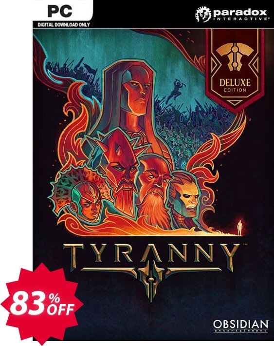 Tyranny Deluxe Edition PC Coupon code 83% discount 
