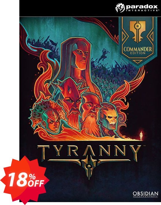 Tyranny Commander Edition PC Coupon code 18% discount 