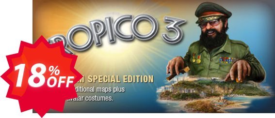 Tropico 3 PC Coupon code 18% discount 