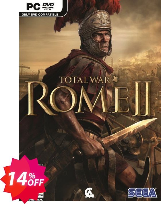 Total War Rome II 2, PC  Coupon code 14% discount 