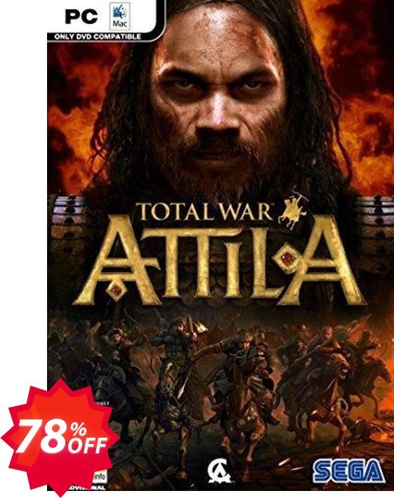 Total War: Attila PC Coupon code 78% discount 