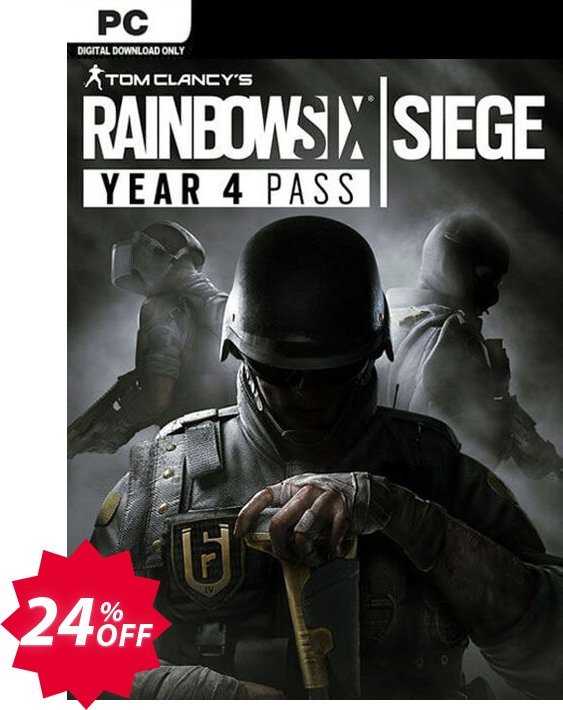 Tom Clancys Rainbow Six Siege - Year 4 Pass PC Coupon code 24% discount 