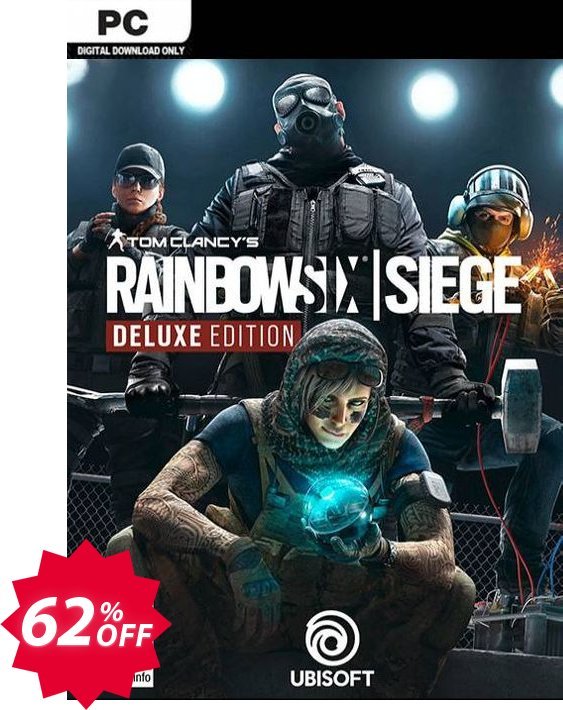 Tom Clancy's Rainbow Six Siege Deluxe Edition PC Coupon code 62% discount 