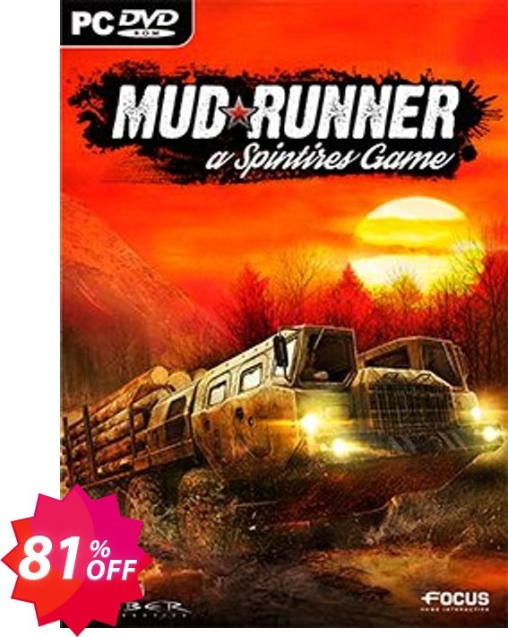 Spintires MudRunner PC Coupon code 81% discount 