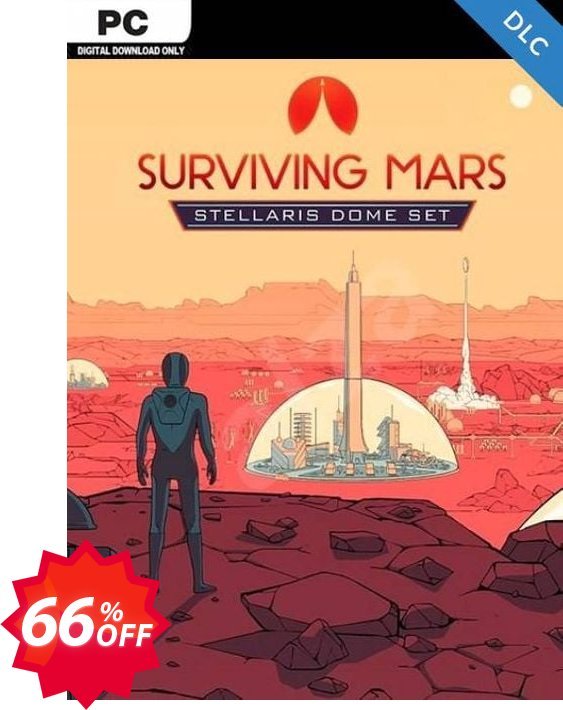 Surviving Mars Stellaris Dome Set PC DLC Coupon code 66% discount 