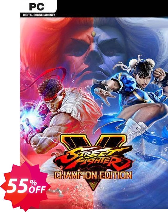Street Fighter V 5 - Champion Edition PC Coupon code 55% discount 
