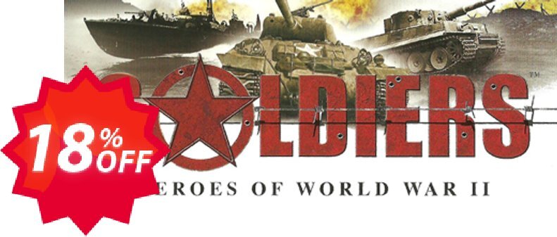 Soldiers Heroes of World War II PC Coupon code 18% discount 