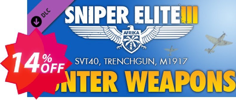 Sniper Elite 3 Hunter Weapons Pack PC Coupon code 14% discount 