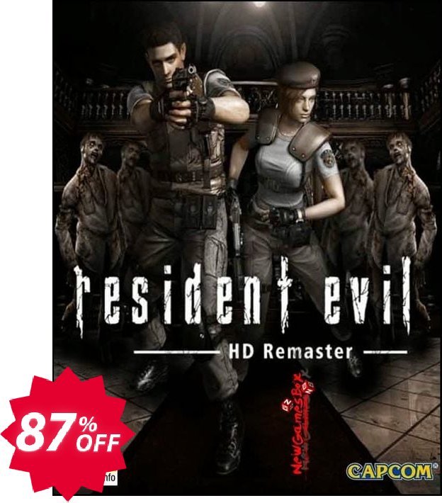 Resident Evil HD Remaster PC Coupon code 87% discount 