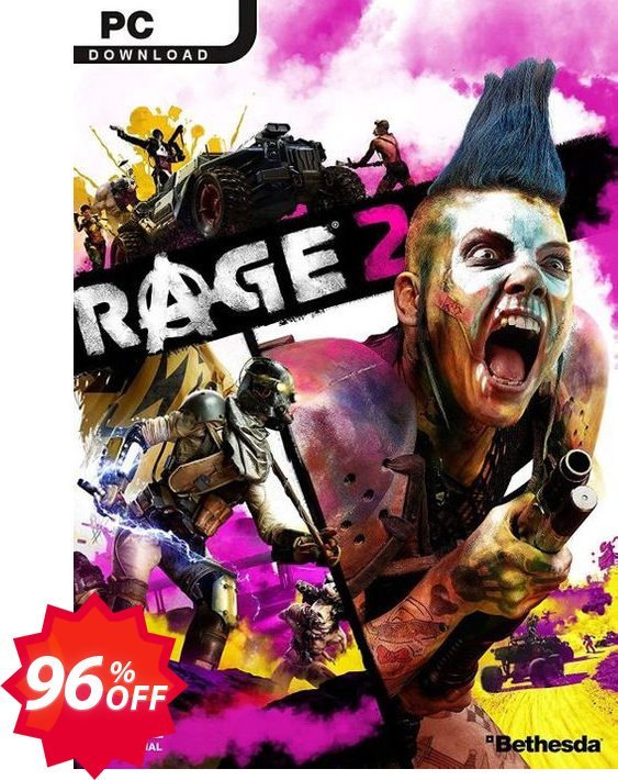 Rage 2 PC, AUS/NZ  Coupon code 96% discount 