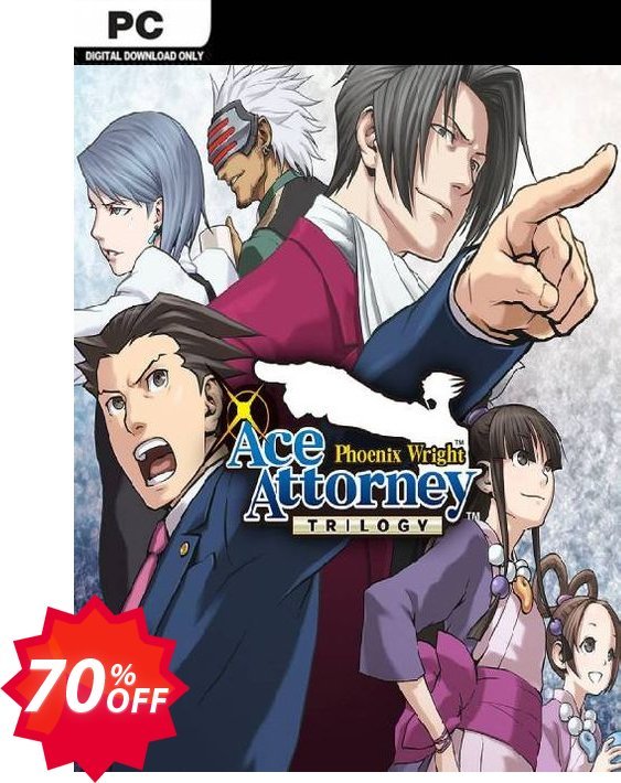 Phoenix Wright: Ace Attorney Trilogy PC Coupon code 70% discount 