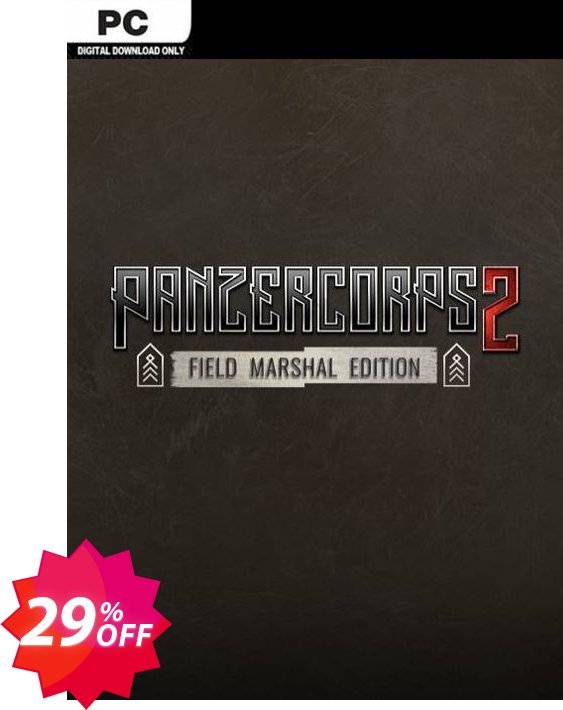 Panzer Corps 2 - Field Marshal Edition PC Coupon code 29% discount 