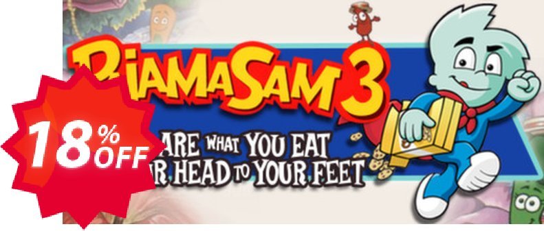 Pajama Sam 3 You Are What You Eat From Your Head To Your Feet PC Coupon code 18% discount 
