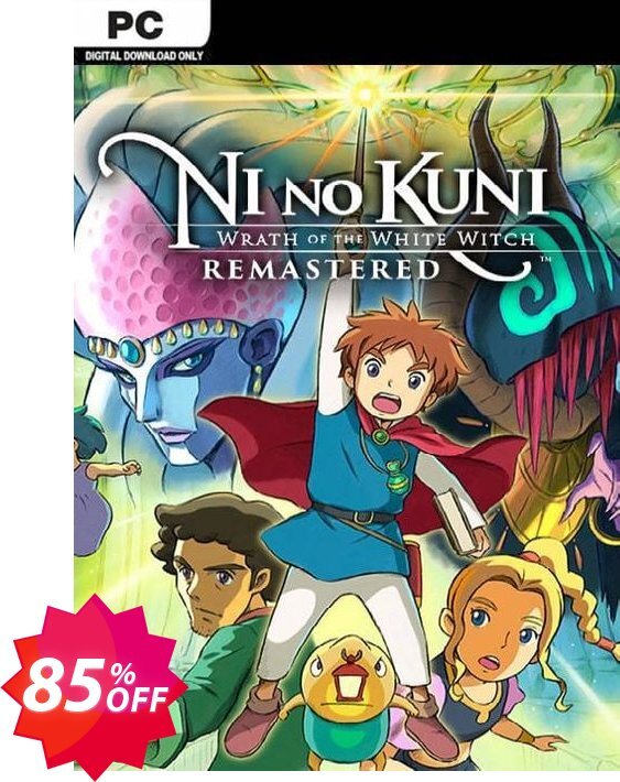 Ni no Kuni Wrath of the White Witch Remastered PC Coupon code 85% discount 