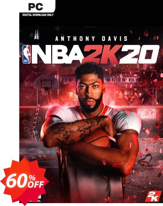 NBA 2K20 PC, EU  Coupon code 60% discount 