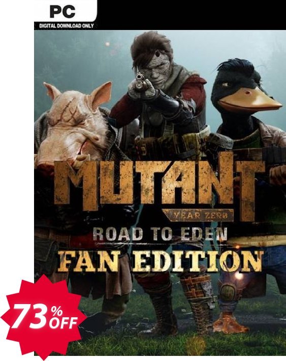 Mutant Year Zero: Road to Eden - Fan Edition PC Coupon code 73% discount 