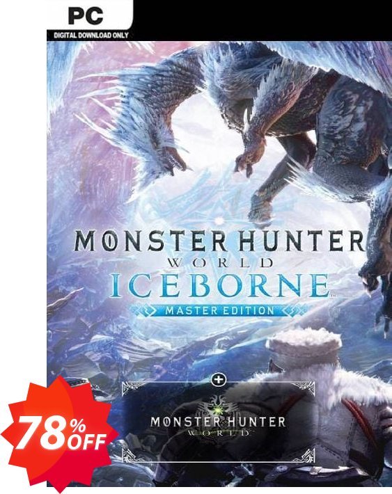 Monster Hunter World: Iceborne Master Edition PC Coupon code 78% discount 