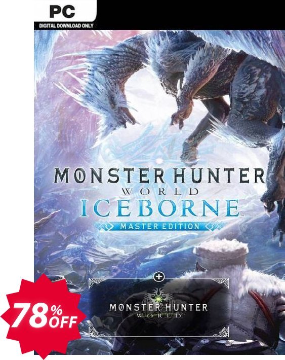 Monster Hunter World: Iceborne Master Edition PC Coupon code 78% discount 