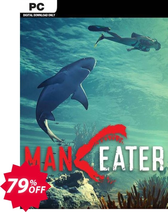 Maneater PC Coupon code 79% discount 