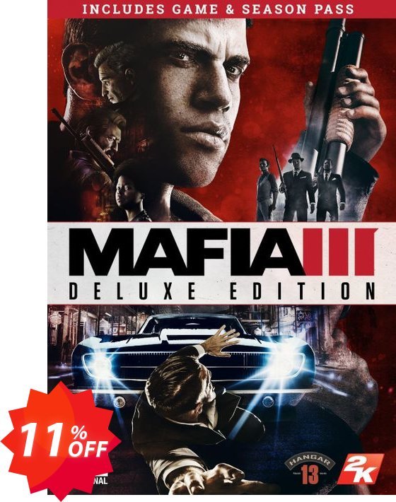 Mafia III 3 Deluxe Edition PC Coupon code 11% discount 