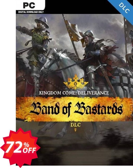Kingdom Come Deliverance PC – Band of Bastards DLC Coupon code 72% discount 
