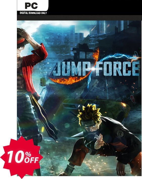 Jump Force PC Coupon code 10% discount 