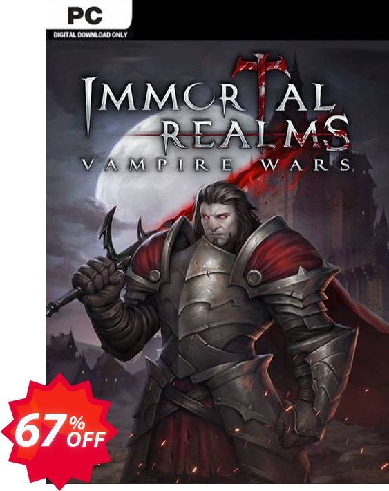 Immortal Realms: Vampire Wars PC, EU  Coupon code 67% discount 
