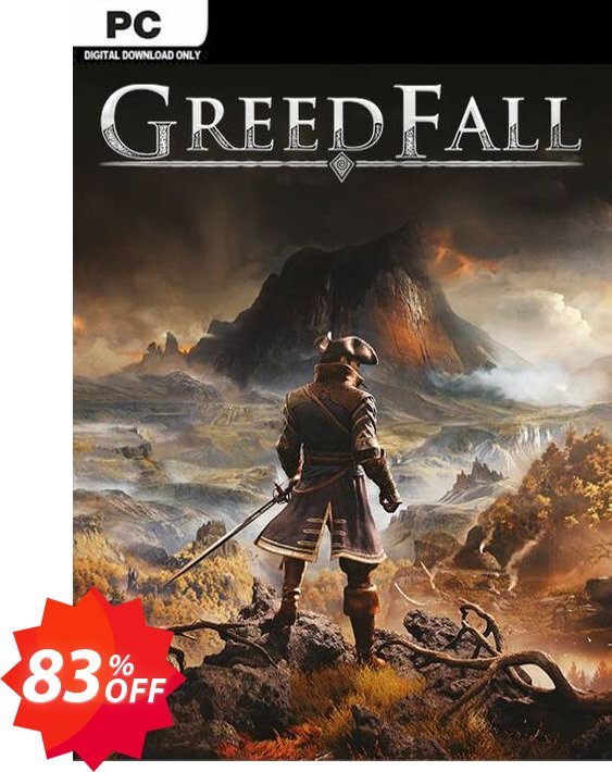 Greedfall PC Coupon code 83% discount 