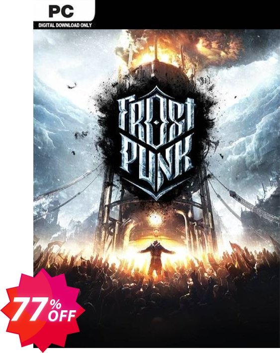 Frostpunk PC, EU  Coupon code 77% discount 