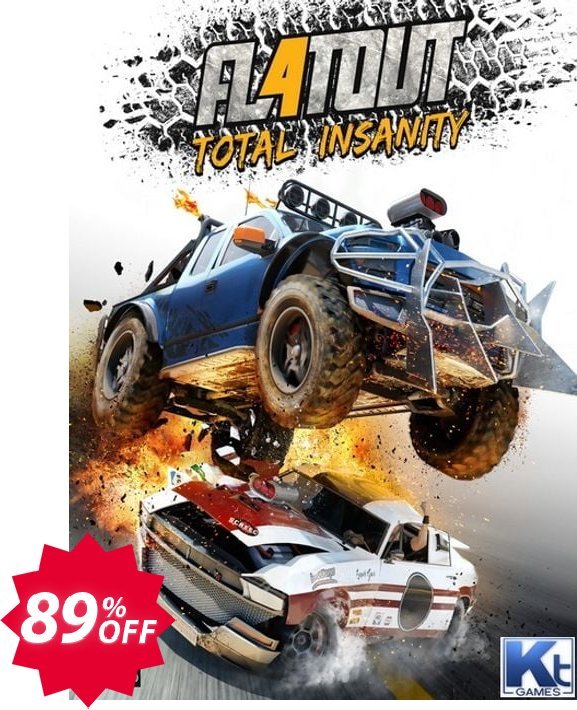 FlatOut 4 Total Insanity PC Coupon code 89% discount 