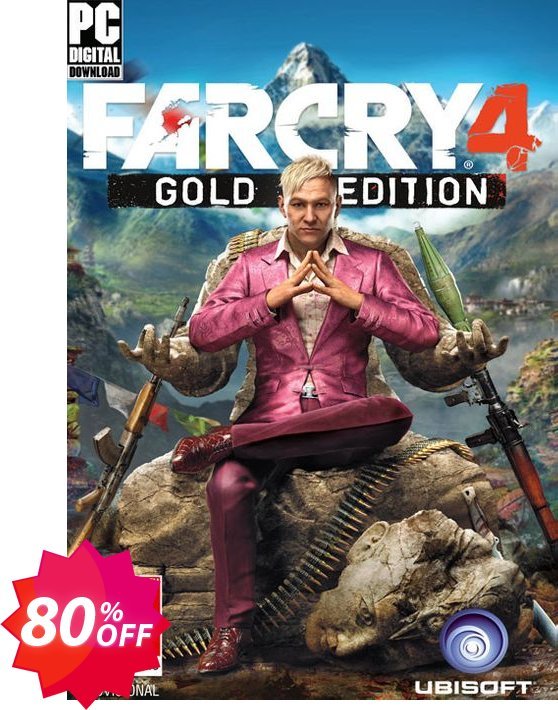 Far Cry 4 Gold Edition PC Coupon code 80% discount 