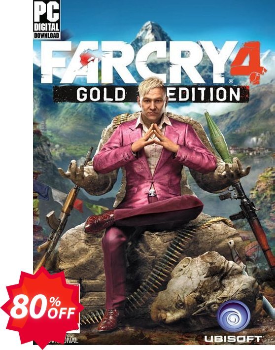 Far Cry 4 Gold Edition PC Coupon code 80% discount 