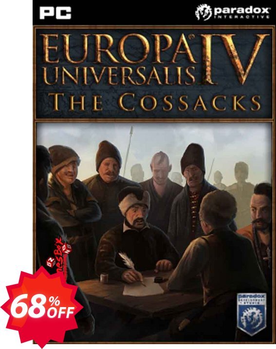 Europa Universalis IV 4 PC Cossacks DLC Coupon code 68% discount 