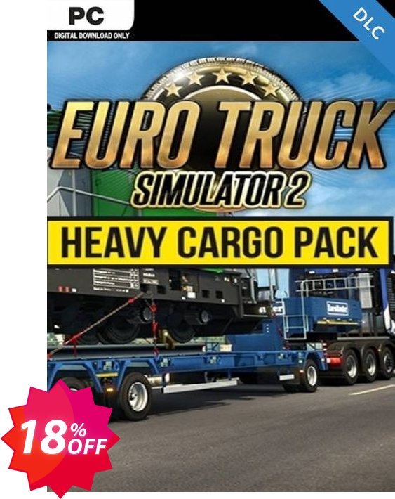 Euro Truck Simulator 2 - Heavy Cargo Pack PC Coupon code 18% discount 
