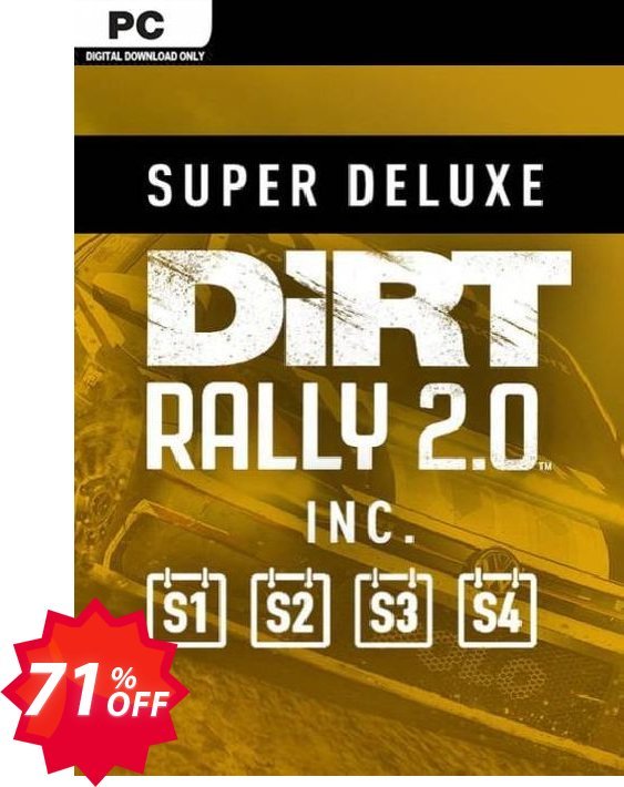 Dirt Rally 2.0 - Super Deluxe Edition PC Coupon code 71% discount 