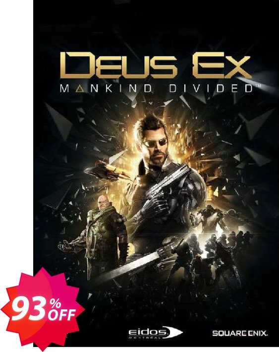 Deus Ex: Mankind Divided PC Coupon code 93% discount 