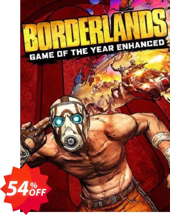 Borderlands Game of the Year Enhanced PC, WW  Coupon code 54% discount 