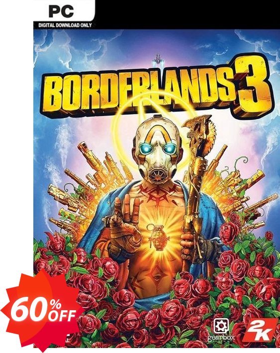 Borderlands 3 PC, Asia  Coupon code 60% discount 