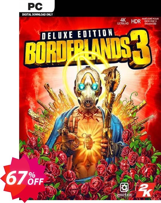 Borderlands 3 Deluxe Edition PC + DLC, EU  Coupon code 67% discount 