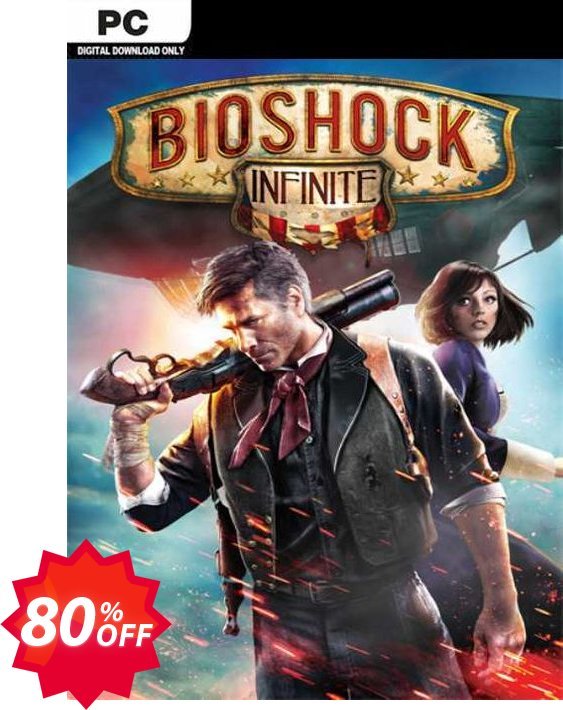 BioShock Infinite, PC  Coupon code 80% discount 