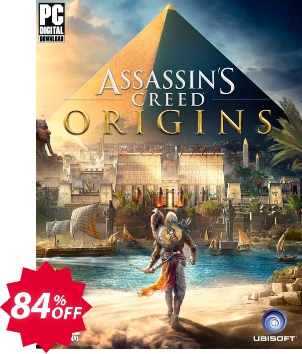 Assassin's Creed: Origins PC Coupon code 84% discount 
