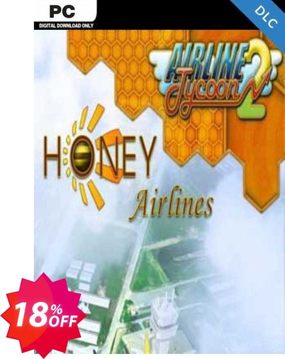 Airline Tycoon 2 Honey Airlines DLC PC Coupon code 18% discount 