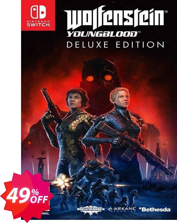Wolfenstein: Youngblood - Deluxe Edition Switch Coupon code 49% discount 